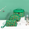 Cross-Border Fashion National Trend Green Théorie Saclet Small Tiger Head Toitrage Storage Portable Travel Rangement Sac Sac de cosmétique pour femmes