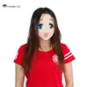 Xmerry Toy Halloween Mask Latex Rubber Rubber volwassen anime blauwe ogen sexy meisje cartoon vrouwelijke cosplay grappig 5400240