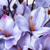 Suszone kwiaty jesienne jedwabne sztuczne kwiaty symulacja bukiet fotografia magnolia rekwizyty Fałszywe kwiat Wedding Home Dom Flower Orchid Flower