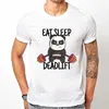 Men's T-Shirts Rat Unisex T-Shirt DONUT GIVE UP Donut Funny Gym Rat Bodybuilding Crewneck Shirt Men Casual Short Slve Tops T240425