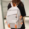 Backpack Fashion Female Male Gray BookBag Girl Boy Laptop College Lady Men Travel Leisure Student Packet Women Nylon School Bags