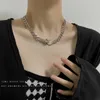 Strands Hip Hop Rock Black Cuban Chain Medusa Snake Necklace Womens Fashion Snake Bites Tail Creative Party Necklace Jewelry Accessories 240424