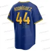 Tanie niestandardowe koszulki baseballowe Julio Rodriguez Ken Griffey Jr Home Away Jersey Men Men Młodzież