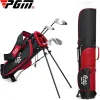 Clubs 312 -jarige kinderen golfclub volledige set kinderjongen meisje beginners golftrainingsset houten ijzeren swing putter headcover tas cadeau