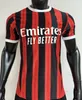 2024 Quarta Maglia Milan Rafa Leao Pulisic Soccer Jerseys 24 25 Musah Tomori Diaz Giroud Rebic Calabria Bennacer Men Fens Player -versie Jovic Milan Home