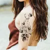 Tattoo overdracht Waterdichte tijdelijke tattoo sticker vlinder bloem herten nep tatto flash tatoo tato voor meisje vrouwen 240426