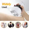 3D Electric Head Massager Waterproof Wireless hårbotten Massage Body Deep Tissue Knådan Vibration Neck axel tillbaka 240425