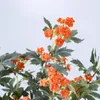 Flores decorativas Flores simulados Kalanchoe Blossfeldiana Projeto de decoração da sala de estar de Bonsai Casamento de arranjos europeus