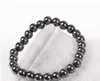Mens Healing 6MM 8mm Black gallstone hematite Buddha beads couples health Semiprecious Stone men women Bracelet Jewelry3135958