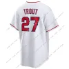 Nya änglar Anpassade basebolltröjor La Mike Trout Shohei Ohtani Anthony Rendon Nolan Schanuel Patrick Sandoval Brandon Drury Home Away Jersey Men Women Youth