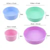 Molds fais du ronde siliconen mal anti -aanbak bakpanlaag cake mousse fondant cilinder mal voor gebakbakbakkeukenaccessoires