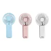 Electric Fans Portable Handheld Fan Small Cooling Fan USB Rechargeable Eyelash Fan 3 Speed Adjustable Mini Ventilation Fan Low Noise