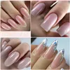 Nagellack lilycute 15 ml nagelförlängning gel kit vernis semi permanent hård gel akryl vit naken gel nagellack uv konstruktion gel set y240425