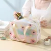 Borsa di cosmetica traslucida PVC Borsa da toeletta impermeabile BASSO DI VERSE PORTATILE CAMPO CAMPORE PORTATILE CORSO