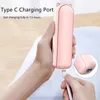 Electric Fans New Handheld Small Fan Portable Creative Mini Three Speed Adjustable Solid Color Charging Small Fan