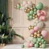 Decorazione per feste decorazioni kit ghirlanda rosa decorazioni di sabbia verde baby shower metallic oro da sposa ragazza