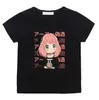 Camisetas Anya Spy X Familia Camiseta para niños Anime Camiseta gráfica Camisas de verano de manga corta Kawaii Camisetas para niñas Cotton T5353488