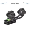 Accessories Tactical sight mounting base, 25.4/30mm with bubble level bracket, sight balance pipe clamp bracket, 11/21mm Picatini track