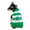 Sweaters de cuello de cuello de ropa para perros Sweater pequeño suéter de Navidad sudadera para perros para perros niña de clima frío traje de clima frío