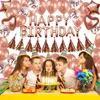Decorazione per feste Happy Birthday Balloons Letter Decorazioni palloncini per bambini Alfabeto per adulti BN200001