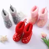 Сапоги Bobora Winter Baby Shoes neworn Boys девочки теплые плюшевые ватные туфли снежные ботинки с плюшевым мяч