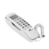 アクセサリーミニフォンデスクコード付き固定電話固定電話電話電話壁マウント可能な電話オフィスホテルのコールディスプレイ付き電話