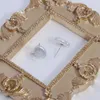 Stud -oorbellen Onregelmatige hart Barokke parel voor vrouwen sieraden Kleine echte natuurlijke zoetwaterverklaring Luxe