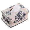 Vases Chaozhou's Chinese Style Blue And White Ceramic Tissue Box Living Room Coffee Table Suction Paper House Housewarm