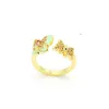 High cost performance jewelry Design Sense Trendy and Personalized Butterfly Ring for with common vnain