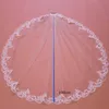 Wedding Hair Jewelry Beautiful Short Lace Wedding Veil 1M/100cm Bridal Veil with Comb White Ivory In Stock Veil for Bride Wedding Accessories