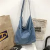 Totes Fashion Bolso de hombro para mujer Casual Simple Solid Bold para mujeres 2024 Azul Bolsas de compradores de cuerpo cruzado de gran capacidad