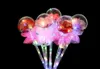 Led Party Favor Decoration Light Up Growing Red Rose Flower Wands Bobo Ball Stick para casamento Valentina039