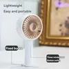 Electric Fans 2024 New USB Small Fan Handheld Portable Small Fan Small Outdoor Mini Rechargeable Fan Student Dormitory Hand-held Fan