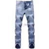 Designer Jeans Mens Mens Brand Trendy Trendy Men's Spring Summer Jeans élastique Slim Fit Small Feet Fashion Fashion Jeans