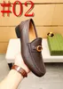 77Model Spring Luxurious Italian high-quality Black Brown Leather Shoes for Men leather shoes Wedding Designer Dress Shoes Patent loafers Big size 38-45