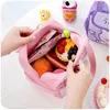 Stume da stoccaggio kawaii borse da pranzo donna simpatica ragazza orso per la cena picnic contenitore impermeabile box studente