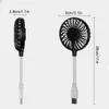 Electric Fans Handheld Fan Usb Rechargeable Silent Cooling Power Bank Mini Play Plug Fans Summer Wireless Outdoors for Travel