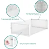 12-Piece Boot Shoe Storage Box Stackable Clear Plastic Organizer with Door 20.5 12.5 5.5 240425