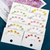 Stud Earrings 3pairs Fashion Cartoon Ceramic Gift Earring Set Anti-allergic For Every Days Sets Jewelry Women Girl #XN383