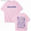 T-shirts masculins Wallows Shirt Music Album Fan Rock T-shirt O-Colk à manches courtes Unisexe Q240426