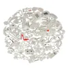 50pcs Charmes plaqués en argent mixte pour bracelet bricolage Bangle de fabrication accessoires 240419