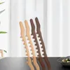 Nya 8 pärlor Gua Sha Massage Stick Carbonized Wood Back Body Meridian Scrapping Therapy Wand Muskel Relaxande Akupunktur Massager