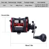 Akcesoria Sougayilang Saltwater Trolling Rowołowy dwukrotność 3+1BB 3.8: 1 Współczynnik przekładni Casting Sea Rybołówstwo 55 funtów Max Drag Round Baitcasting Reel