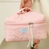 Cosmetic Bags Ins Travel Bag Portable Beauty Storage Toiletry Makeup Pouch Corduroy Zipper Girl Cases Box