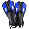 Pinne per snorkel fling da nuoto scarpe da rana per immersioni corta ragnatele per anatra silicone da viaggio silicone regolabile tacco aperto per adulti donne giovani giovani 240416