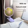 Electric Fans Clip Fan Portable Desktop USB Clip Fan Silent Mini Compact Candy Color Dormitory Car Fan