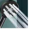 Pièces de douche de salle de bain Nouveau Big 120 mm Head de douche haute pression 6 Modes Pièdes de douche réglables avec tuyau de sauvegarde de la buse de pulvérisation accessoires de salle de bain