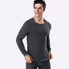 Sous-vêtements thermiques pour hommes combinaisons noires pour l'hiver épaississent chauds sans couture intime lingerie softy enlacée de velours serré serré