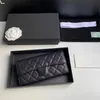 Fashions Totes Card Clutch Hands Bags Wallet Top Women Luxury Designer Holder Hand Quilted Bag S CF Flap Classic Lamb Skin Caviar Womens Black Pochette CC