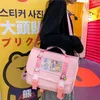 Rucksackstil japanische Modedamen doppelt wasserdichte Kawaii Frauen Schultaschen für Teenager Girls Schulter -Rucksäcke Süßes Beutel